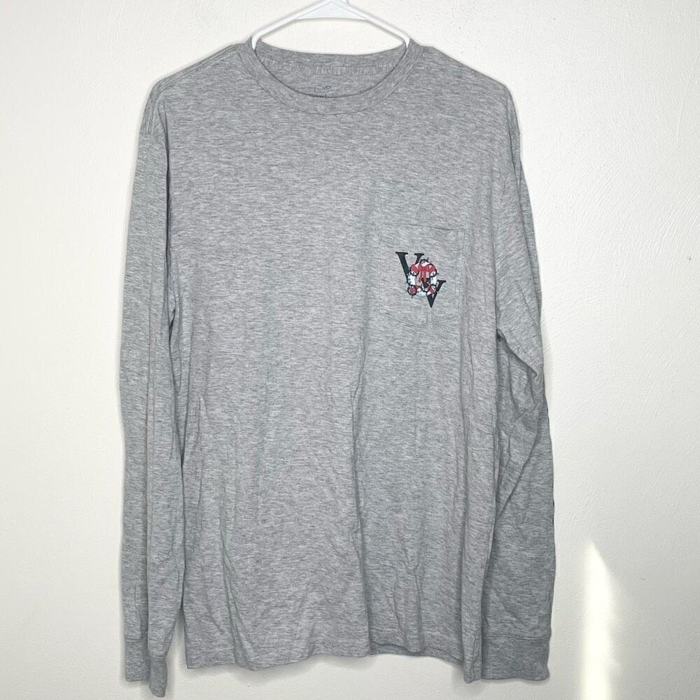 Vineyard Vines holiday Christmas long sleeve shirt - medium